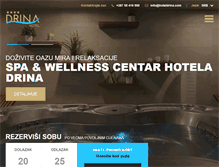 Tablet Screenshot of hoteldrina.com